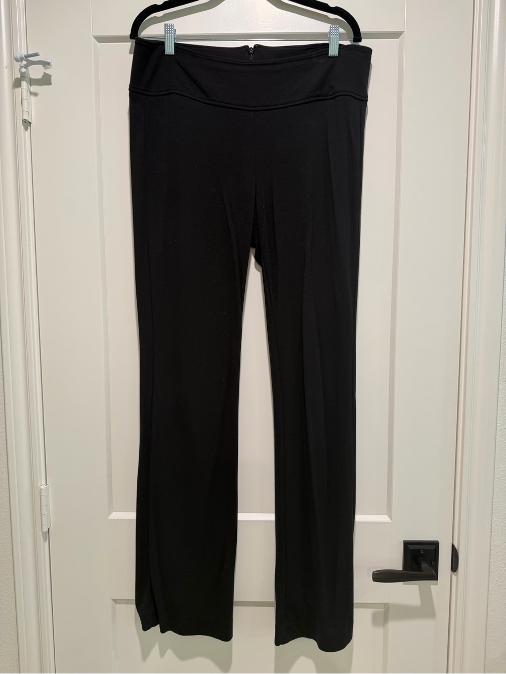CAbi Black Wide-Leg Pull-On Pants